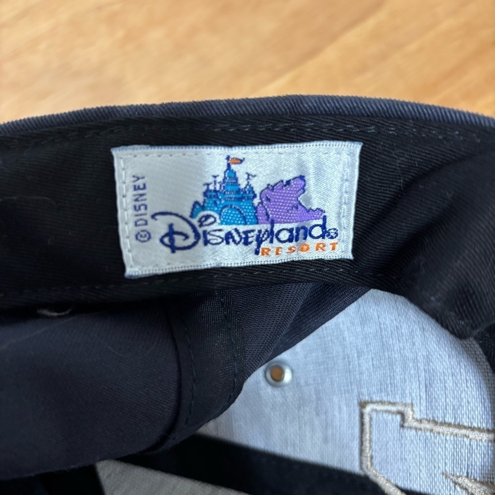 Vintage 1990s Disneyland Resort Mickey Mouse Unisex Cap - Navy and Taupe Size OS - Picture 7 of 8